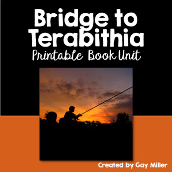 Preview of Bridge to Terabithia Novel Study: vocabulary, comprehension, writing, skills