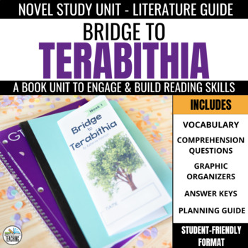 Preview of Bridge to Terabithia Novel Study Comprehension Questions & Vocabulary Activities
