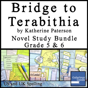 Preview of Bridge to Terabithia Novel Study Bundle