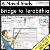 Bridge to Terabithia Novel Study Unit - Comprehension | Ac