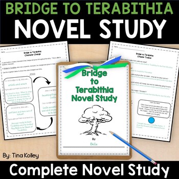 Preview of Bridge to Terabithia Novel Study - Activities - Chapter Quizzes - Projects