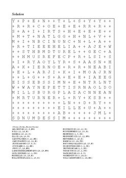 Bridge to Terabithia - Wordsearch Puzzle by M Walsh | TpT