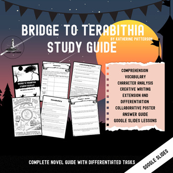 Preview of Bridge to Terabithia by Katherine Paterson Complete Study Guide