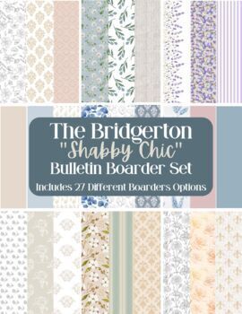 Preview of Bridgerton "Shabby Chic" | Bulletin Boarder Set