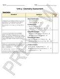 Bridges 1st Grade Standards Based Post-Assessment Cover Sh