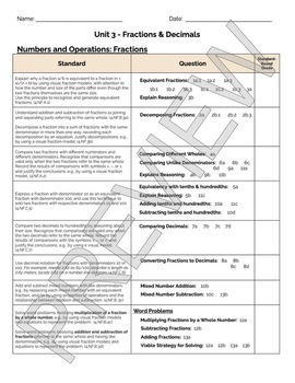 Preview of Bridges 4th Grade Standards Based Post-Assessment Cover Sheet: Unit 3