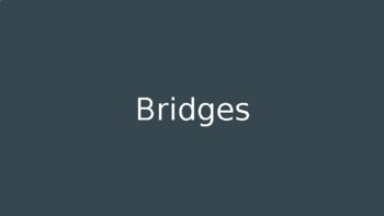 Preview of Bridges Slide Presentation for Virtual STEAM