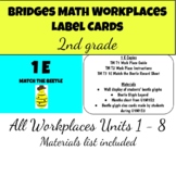 Bridges Workplaces Cards 2nd Grade U1 -U8