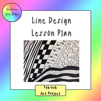 Bridget Riley Line Design Art Project Lesson Plan By Rainbow Art Room