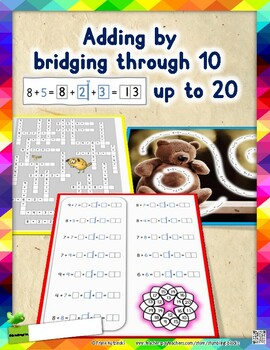 Preview of Adding by Bridging Through 10 up to 20