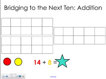 Preview of Bridging to the Next Ten Math Strategy