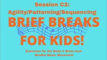 Preview of Brief Breaks for Kids Session C2- Agility/Patterning/Sequencing