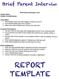 Brief Parent Information Form