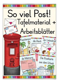 Preview of Brief / Post - Deutsch / German letters - Primary School / Grundschule