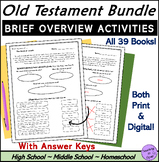 Brief Reviews of ALL 39 Old Testament Bible books overview