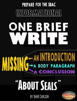 Preview of Brief Writes - 1: ABOUT SEALS ~ Missing the INTRODUCTION