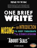Brief Writes - 1: ABOUT SEALS ~ Missing the INTRODUCTION