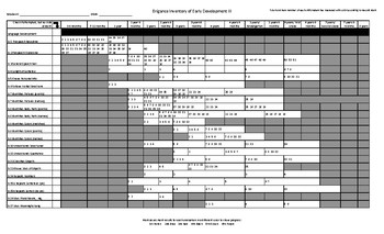 Brigance Summary Sheet by Amanda Ritter | TPT