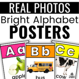 Bright Alphabet Posters (Real Photos) | EDITABLE