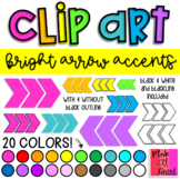 Bright Arrow Accents Clip Art / Set of 42 Images