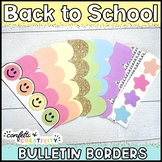 Bright Back to School Bulletin Board Borders