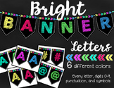 Bright Banner Letters - Every Letter and Symbols