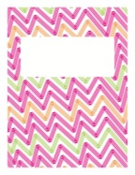 Bright Binder Cover by Stephanie Redding | TPT