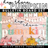 Bright Boho Pumpkin Fall Themed Bulletin Board Set