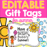 Bright & Bubbly Summer Gift Tag