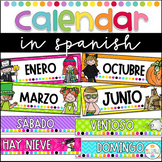 Bright Calendar in Spanish - Calendario