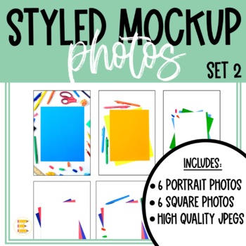 Preview of Bright Cardstock Mockups