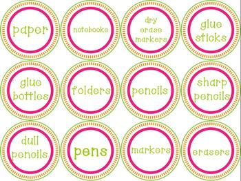 Hot Pink Labels