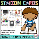 Editable Station Cards