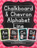 Bright Chevrons & Chalkboard Alphabet Line