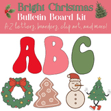 Bright Christmas Groovy Bulletin Board Kit: Letters A-Z, B