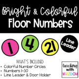 Bright Circle Floor Numbers