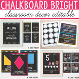 Chalkboard Classroom Decor Bundle