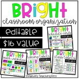Bright Classroom - EDITABLE (The Bundle)