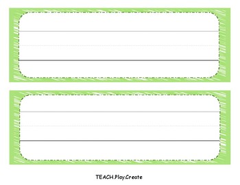 Bright Classroom Labels EDITABLE Freebie by Teach-Play-Create | TPT