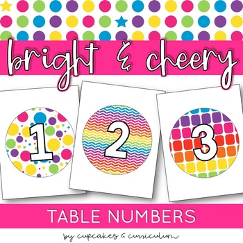 FREE Printable Number Signs by The Musical Middle