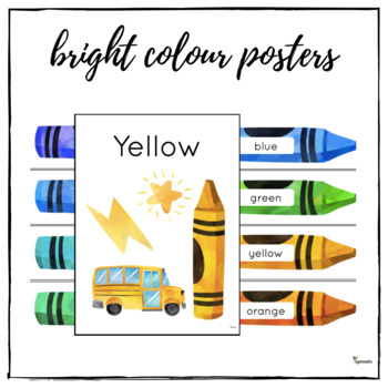 Preview of Bright Colour Posters
