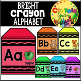 Bright Crayon Alphabet