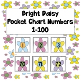 Bright Daisy 1-100 Pocket Chart Numbers