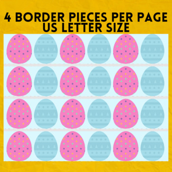 easter eggs border