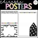 Bright Editable Posters