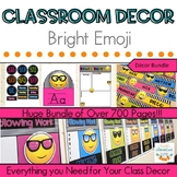 Bright Emoji Classroom Decor Complete Bundle