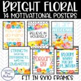 Bright Floral Motivational Posters