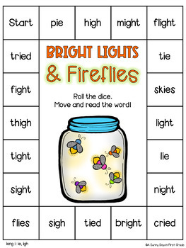 Long i Vowel Teams: ie & igh by A Sunny Day in First Grade | TpT