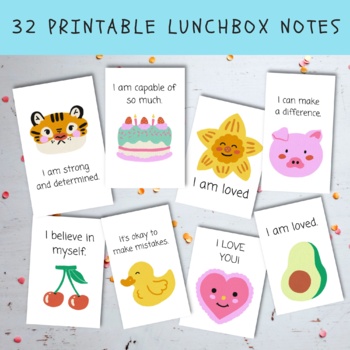 Lunch Box Notes for Kids – Pack of 60 Educational Lunch Box Notes - Lunch  Notes Learning Flash Cards Kindergarten or School - School Lunch  Accessories