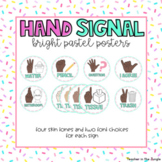 Bright Pastel Hand Signals